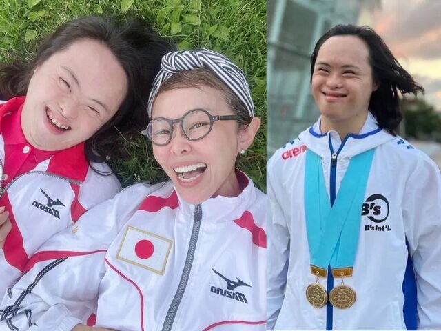 金子エミさんと息子の海人さん