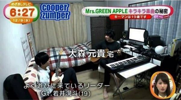大森元貴さんの実家の自室