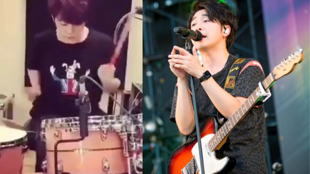 楽器を演奏する大森元貴さん