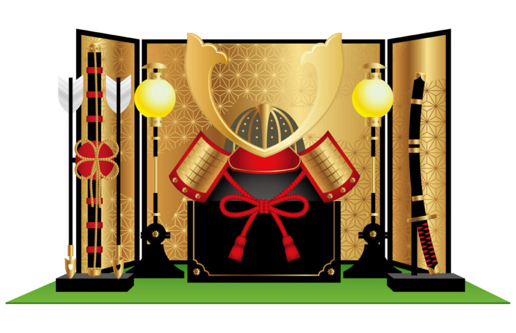 五月人形のイラスト